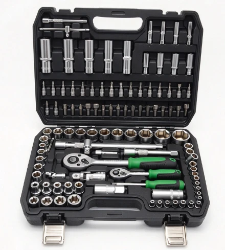 73187:108Pcs Mechanics Tool Set, 1/4 73187:108Pcs Mechanics Tool Set, 1/4