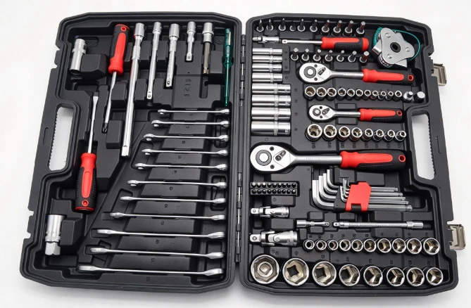 73189:121Pcs Mechanic Tool Set, 1/4 73189:121Pcs Mechanic Tool Set, 1/4