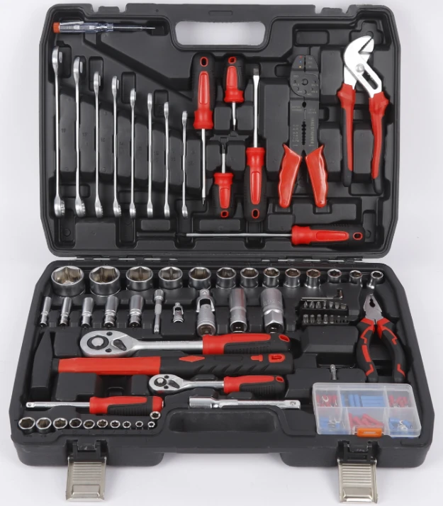 73202:99+15PCS Hand Tool Set, Socket Wrench Repair Tool Kit With Hard Plastic Case 73202:99+15PCS Hand Tool Set, Socket Wrench Repair Tool Kit With Hard Plastic Case