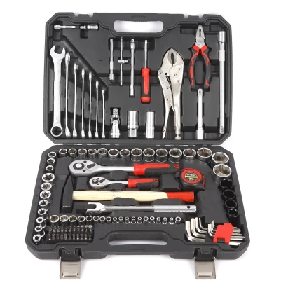 73205 127-Piece Master Auto Repair Mechanics Tool Set With Heavy-Duty Ratchets