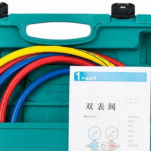 82727- Silicone Oil Dual-meter Air Conditioner Refrigerant Charging Tool factory