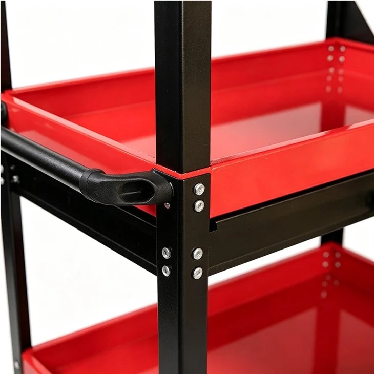 82748 Multifunctional Tool Cart With Pegboard Back Panel best