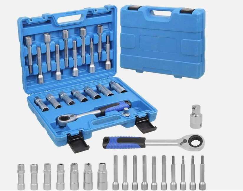 The 82712 19 Piece Suspension Shock Absorber Socket Kit factory The 82712 19 Piece Suspension Shock Absorber Socket Kit factory